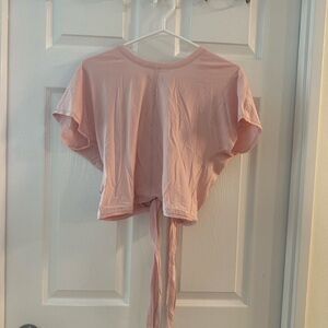 Lululemon Pink Tie Wrap Women's Top